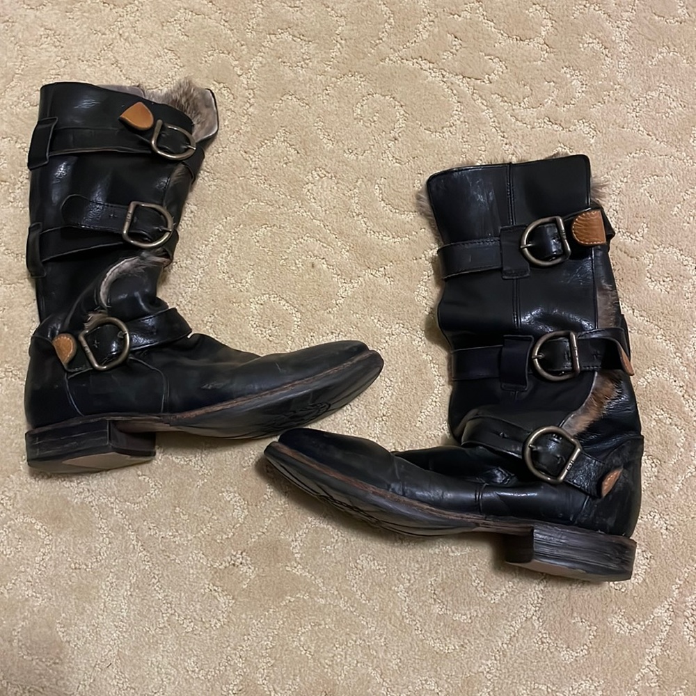 Fiorentini+baker boots black size 36